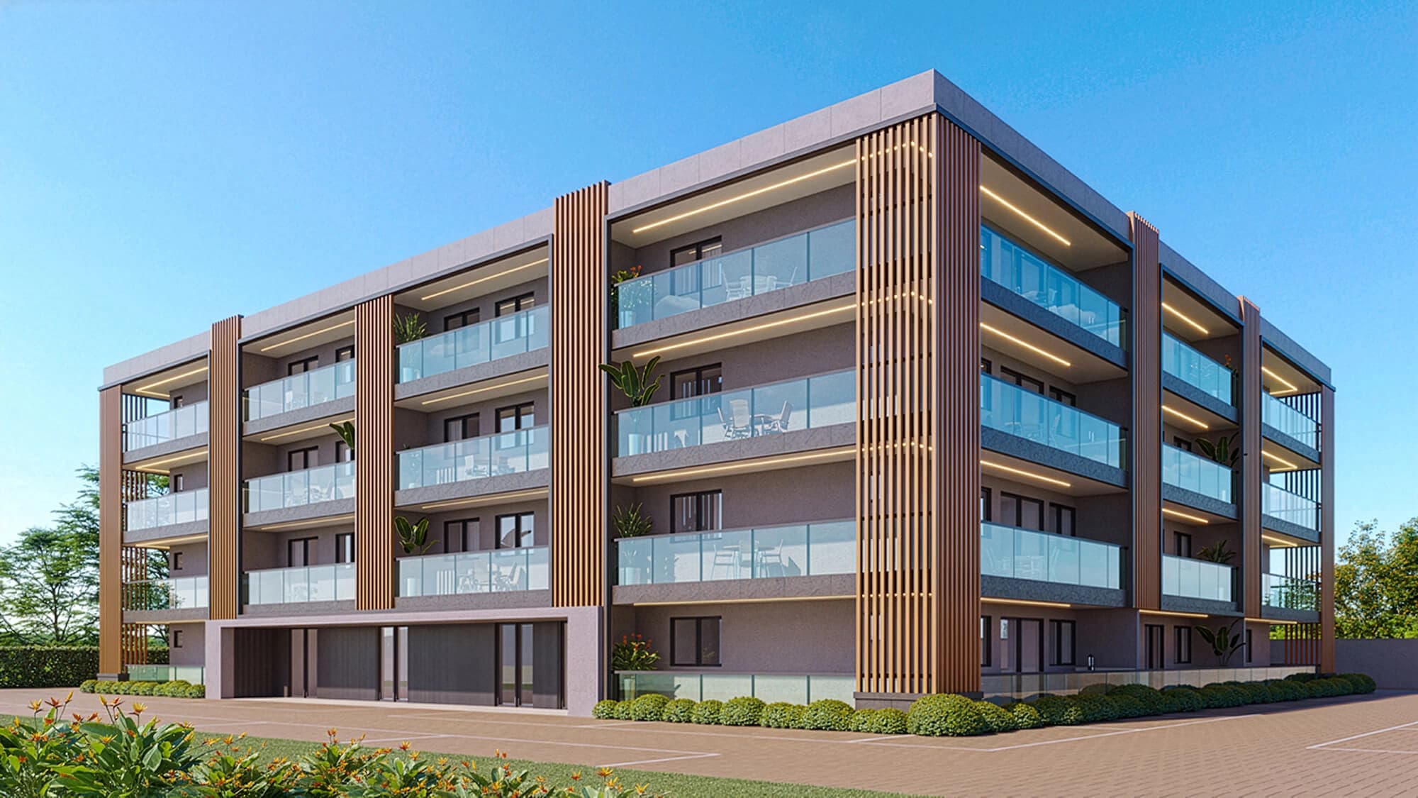 Fachada do Ocean Way Residences no Recreio dos Bandeirantes